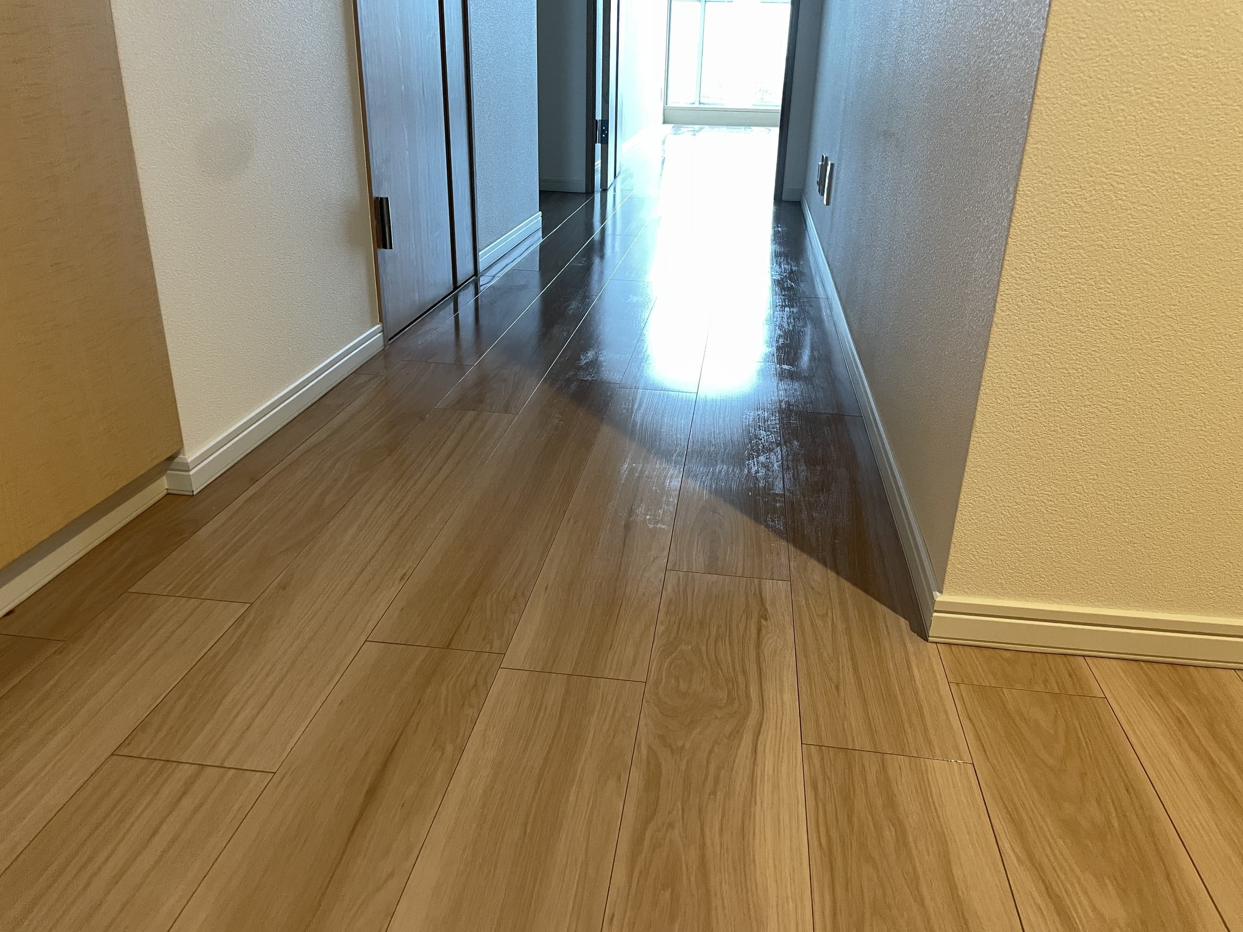 江東区 マンション LL45対応 フローリング施工後